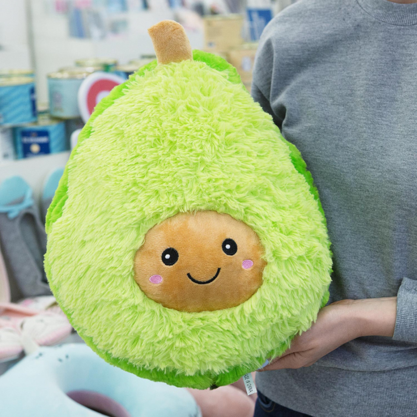 Игрушка-подушка Авокадо 40 см