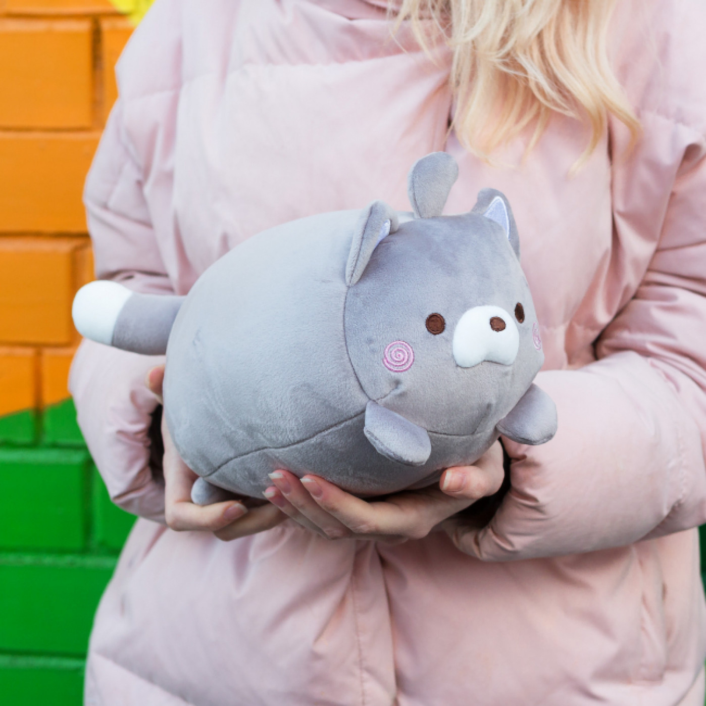 Подушка-трансформер для путешествий Котик