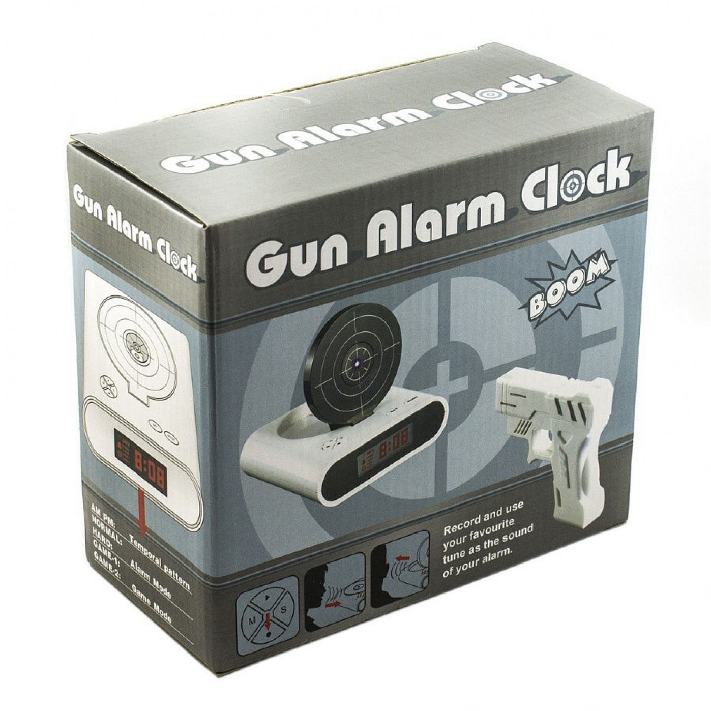 Будильник с пистолетом Камуфляж