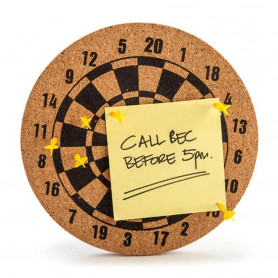 Пробковая доска для заметок Дартс