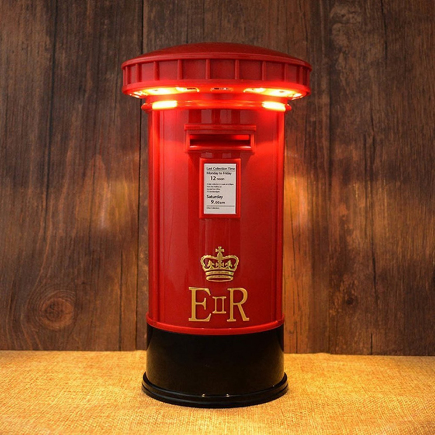 Сенсорный светильник-копилка Английский почтовый ящик