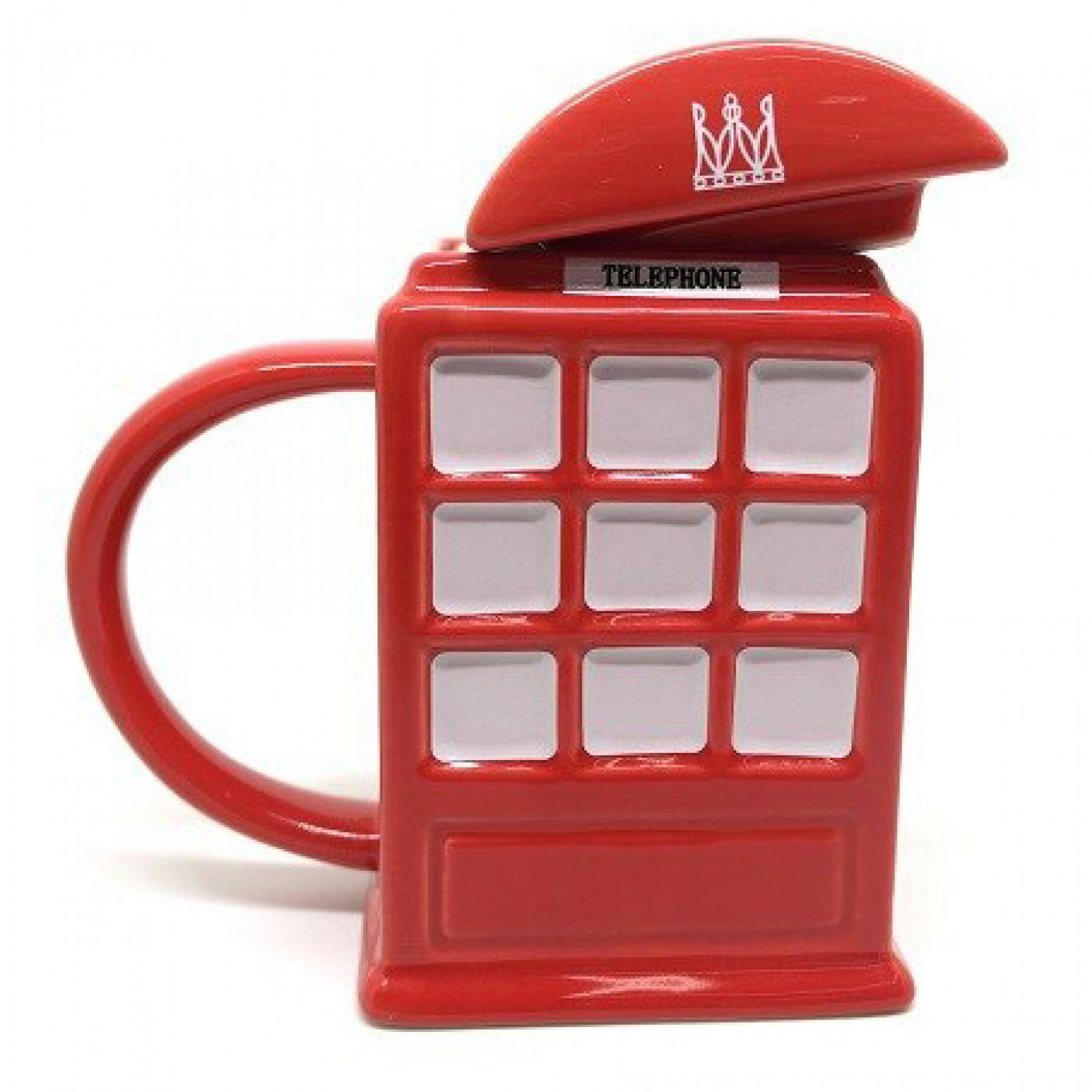 Кружка с крышкой Английская телефонная будка