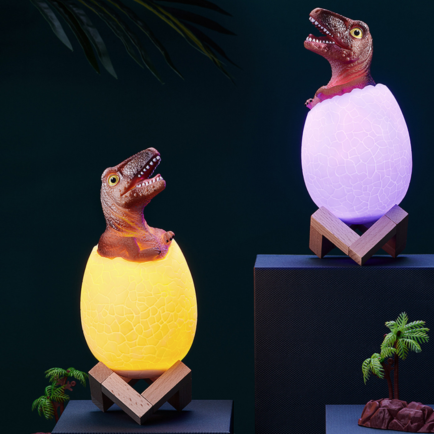 Сенсорный светильник Динозавр Велоцираптор
