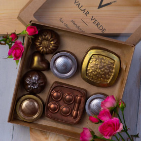 Набор крафтового шоколада Valar Verde Коробка бьюти блогера