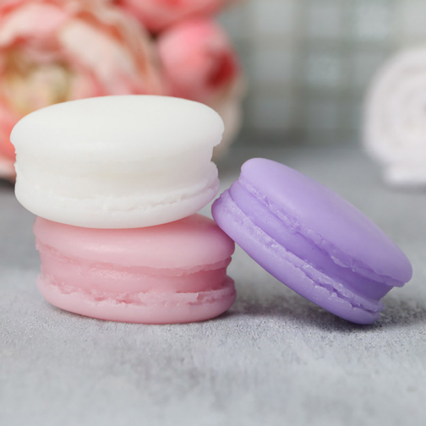 Подарочный набор мыла 8 марта Тюльпан и макаруны