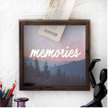 Копилка путешественника Memories темное дерево Копилка путешественника Memories темное дерево