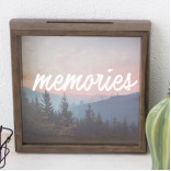 Копилка путешественника Memories темное дерево Копилка путешественника Memories темное дерево