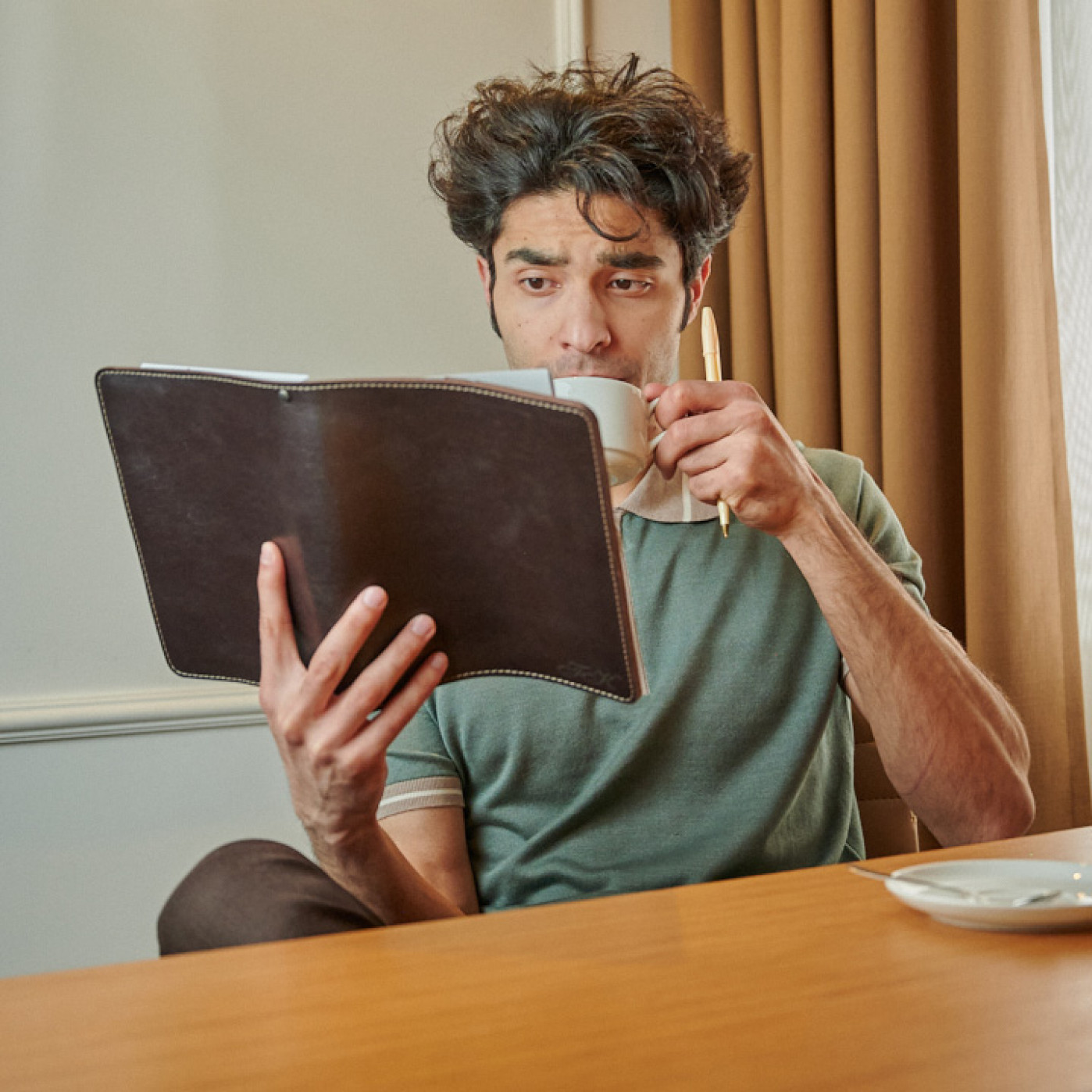 Ежедневник на кольцах Мануфактура натуральная кожа