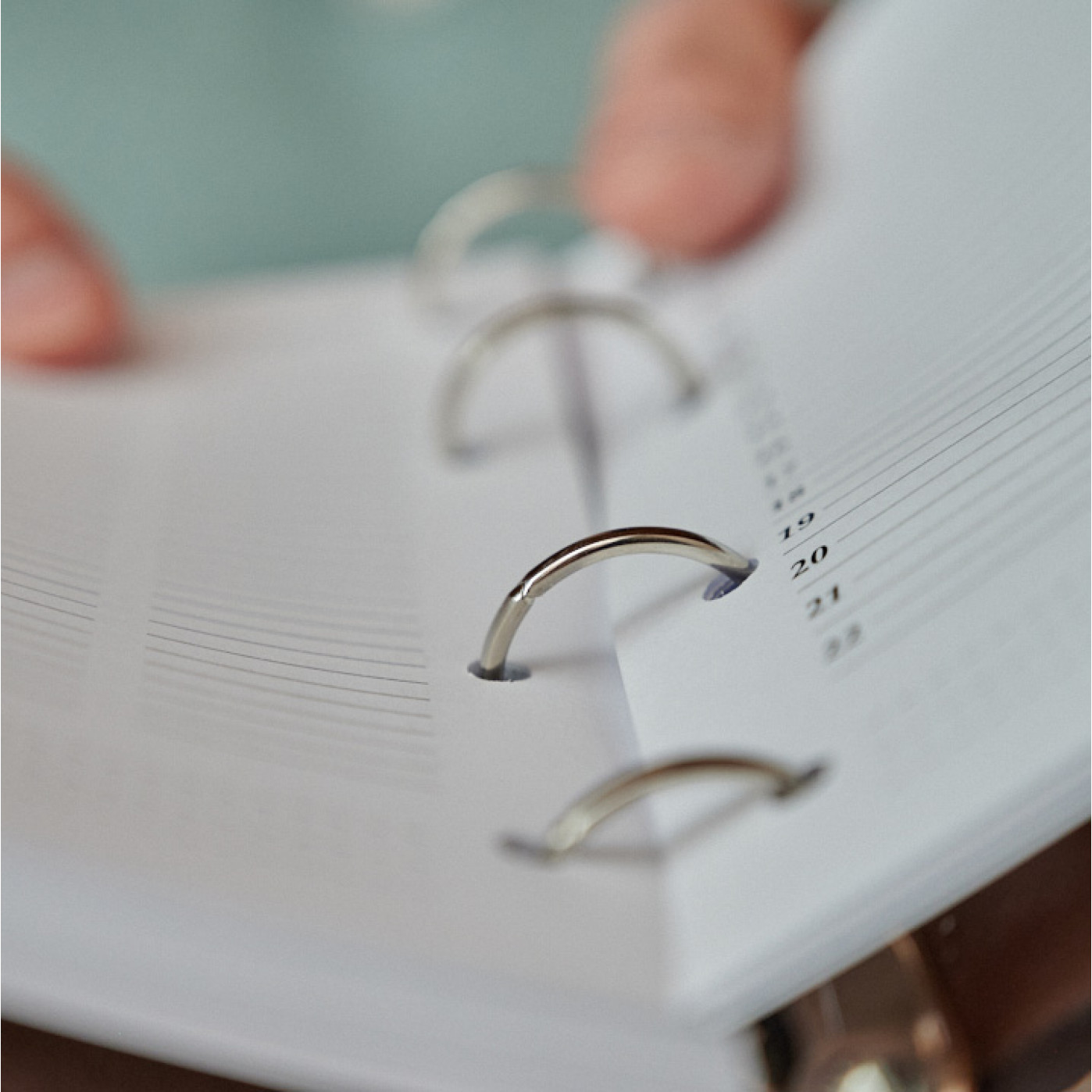 Ежедневник на кольцах Мануфактура натуральная кожа