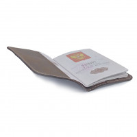 Обложка на паспорт Мануфактура натуральная кожа-2