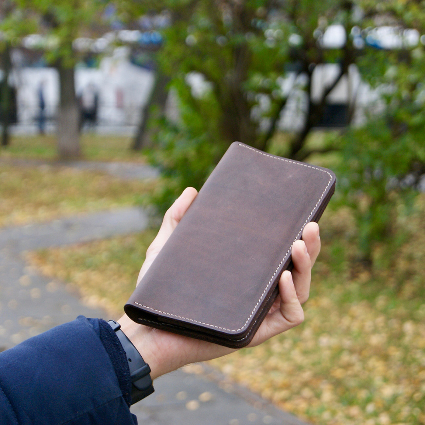 Портмоне Мануфактура Trip на кнопках натуральная кожа