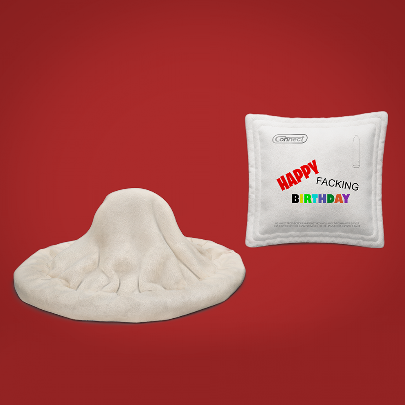 Набор Condom Pled подушка и плед-презерватив разные дизайны Набор Condom Pled подушка и плед-презерватив разные дизайны