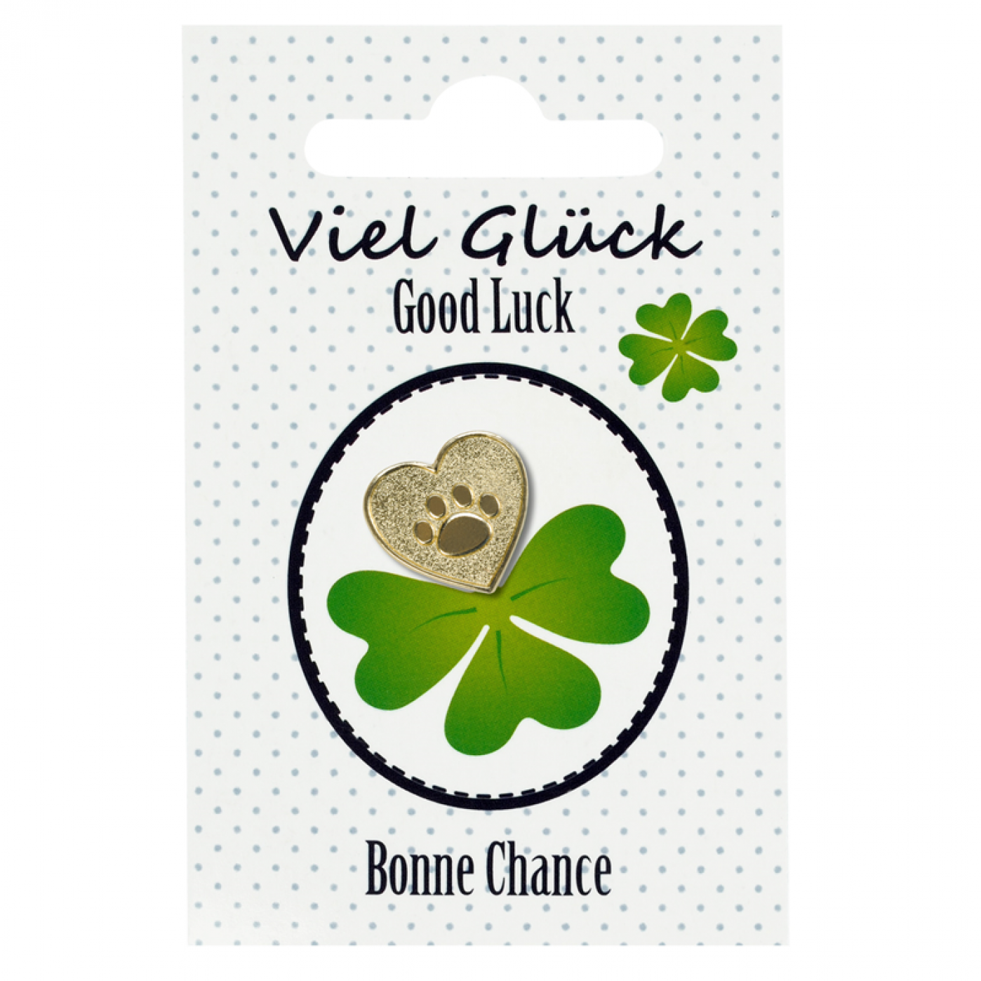 Значок металлический Good Luck Значок металлический Good Luck