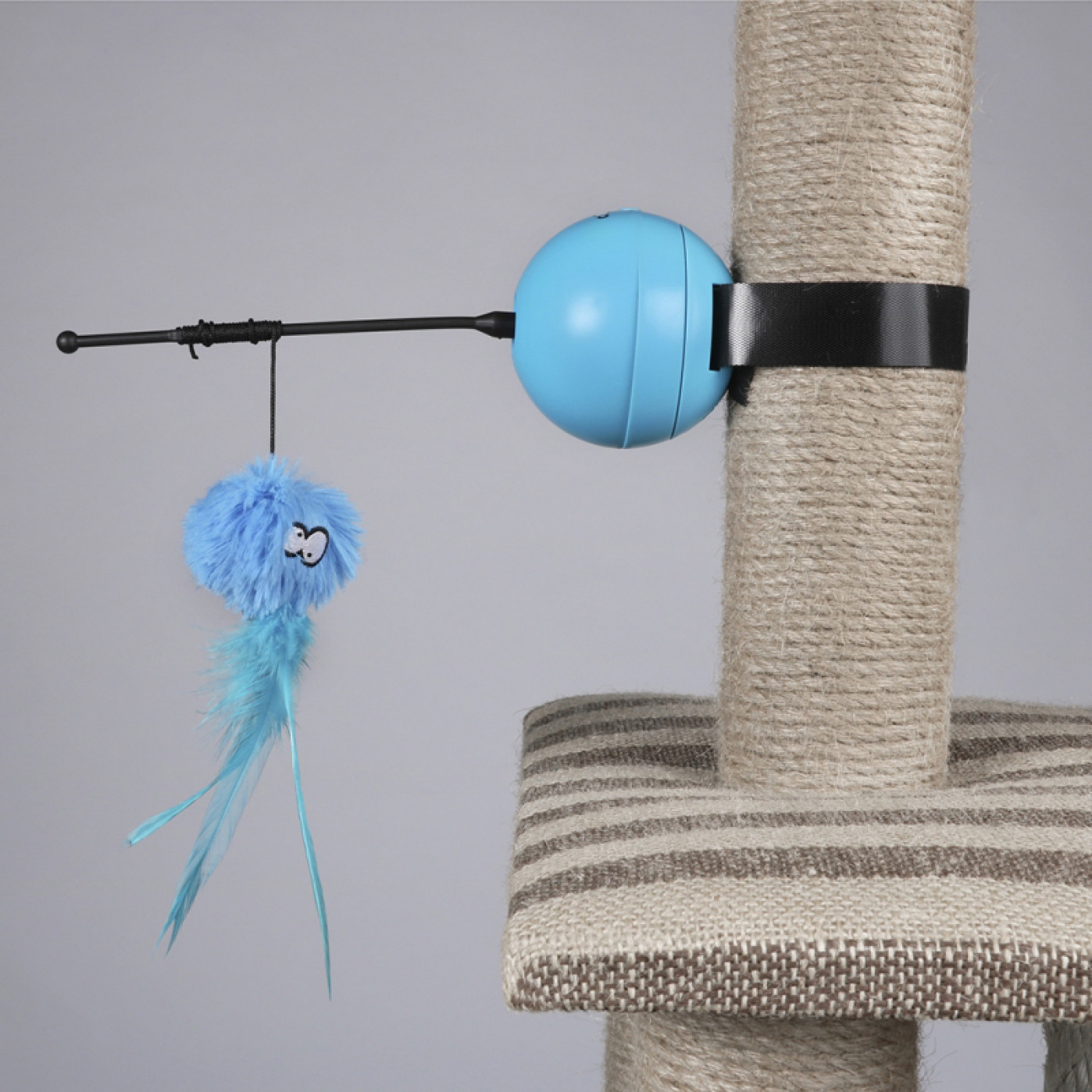 Игрушка для кошек интерактивная Foxy голубая