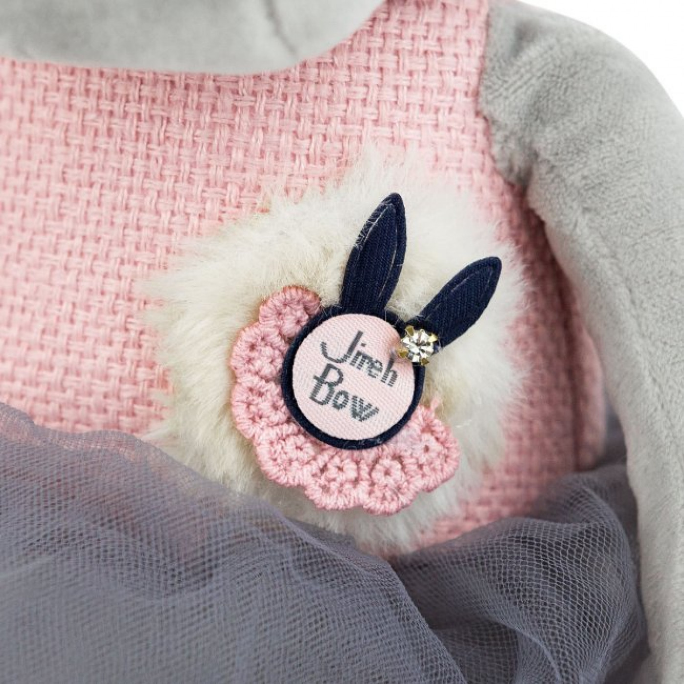 Игрушка Коровка Сандра серая