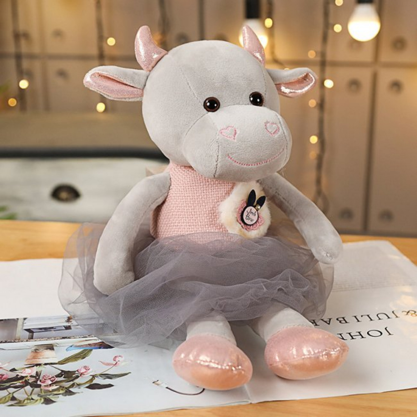 Игрушка Коровка Сандра серая Игрушка Коровка Сандра серая