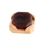 Натуральное мыло Akwood Золотой Алтай в комплекте с мыльницей