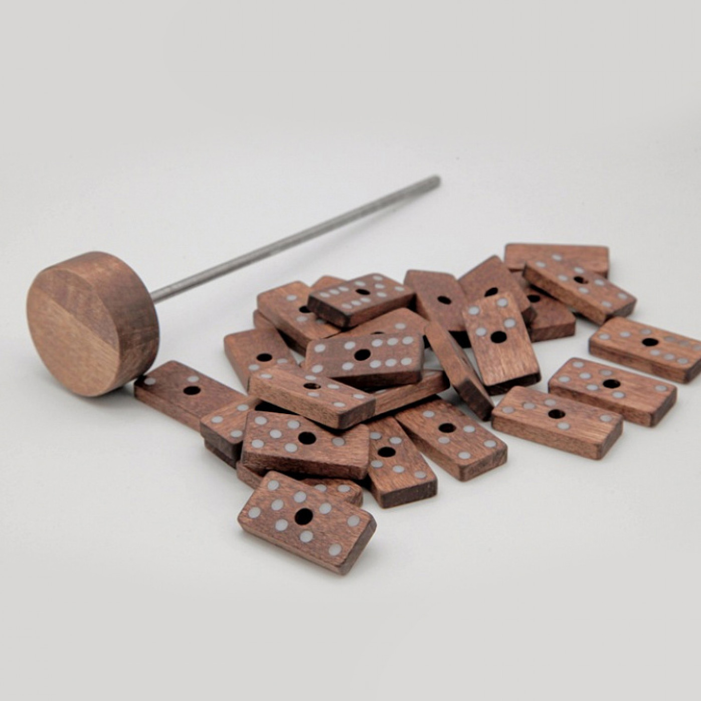 Деревянное домино Akwood с оргстеклом