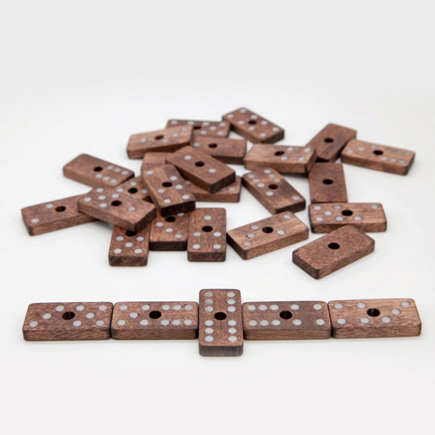 Деревянное домино Akwood с оргстеклом