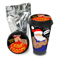 Кофе CoffeeCup ХО ХО Дед Мороз с татуировками