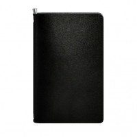 Кожаный софт-бук на резинке Blanknote 8.0 Уголь