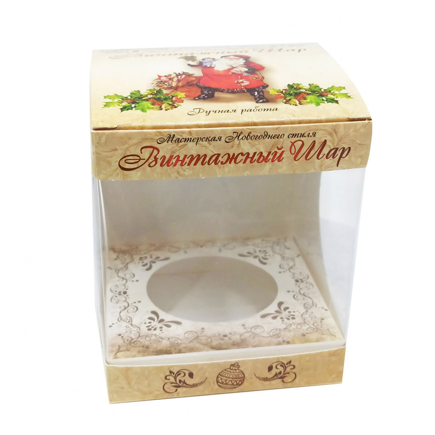 Елочная игрушка Снегири с рябиной ручная работа 10 см