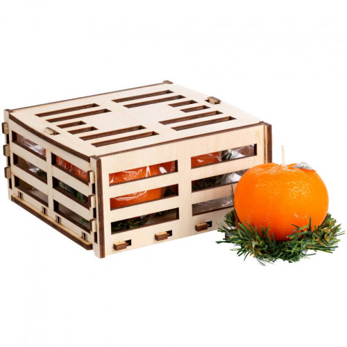 

Набор свечей в виде мандаринок Citrus Box 4 шт.