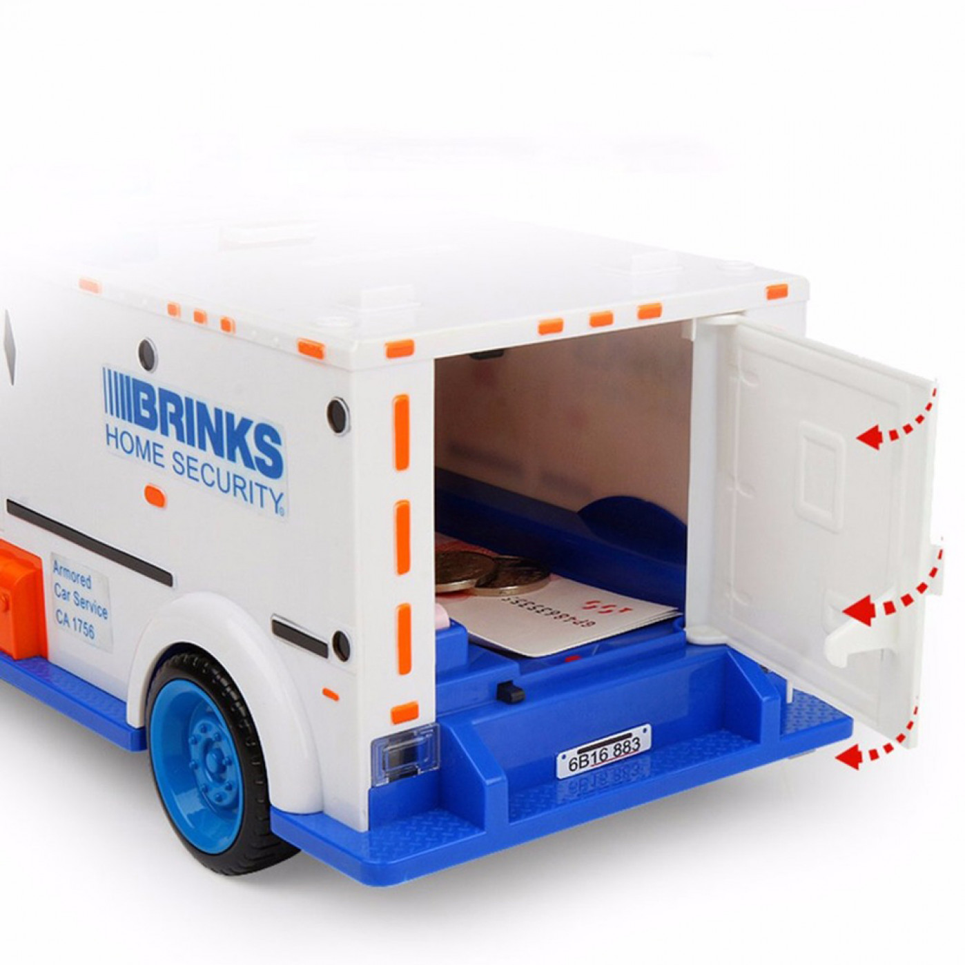 Электронная копилка-сейф с кодовым замком Полицейская машина