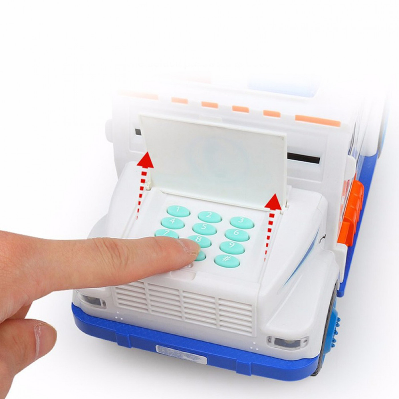 Электронная копилка-сейф с кодовым замком Полицейская машина