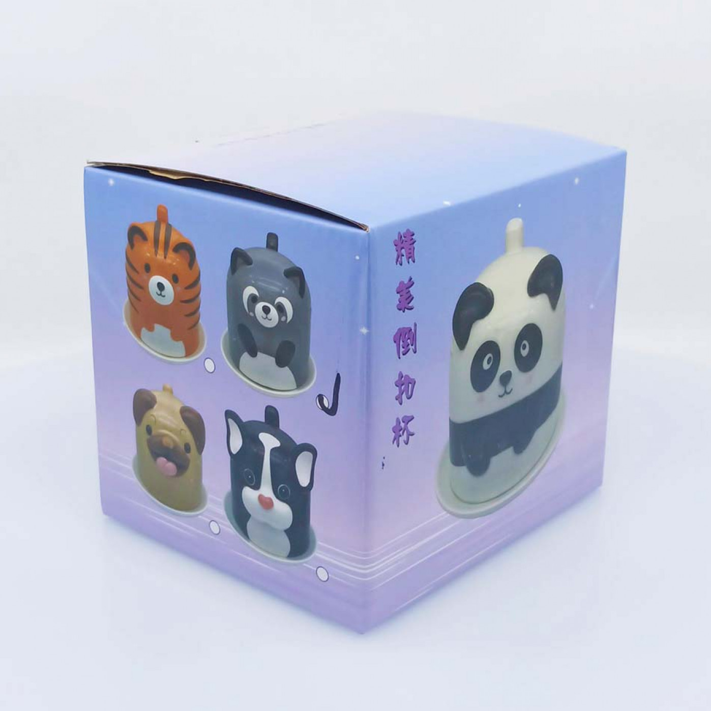 Кружка с блюдцем Мопс