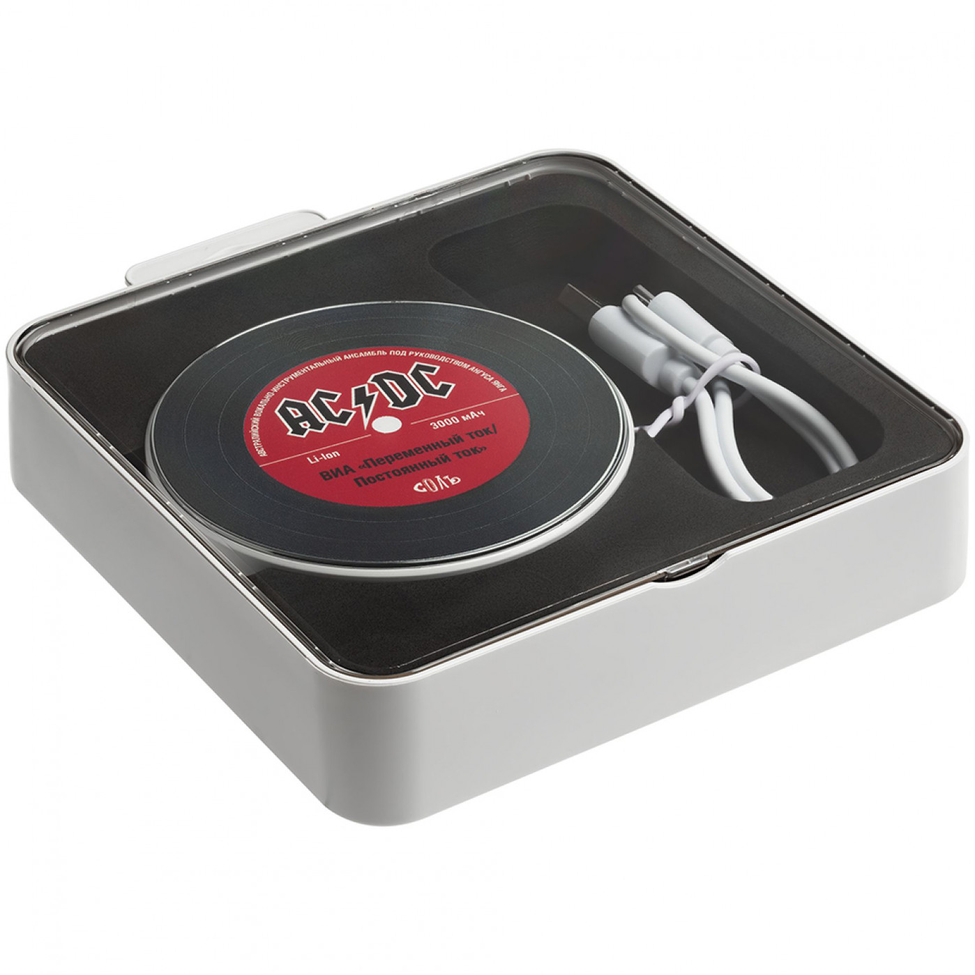Внешний аккумулятор AC/DC Record 3000 mAч
