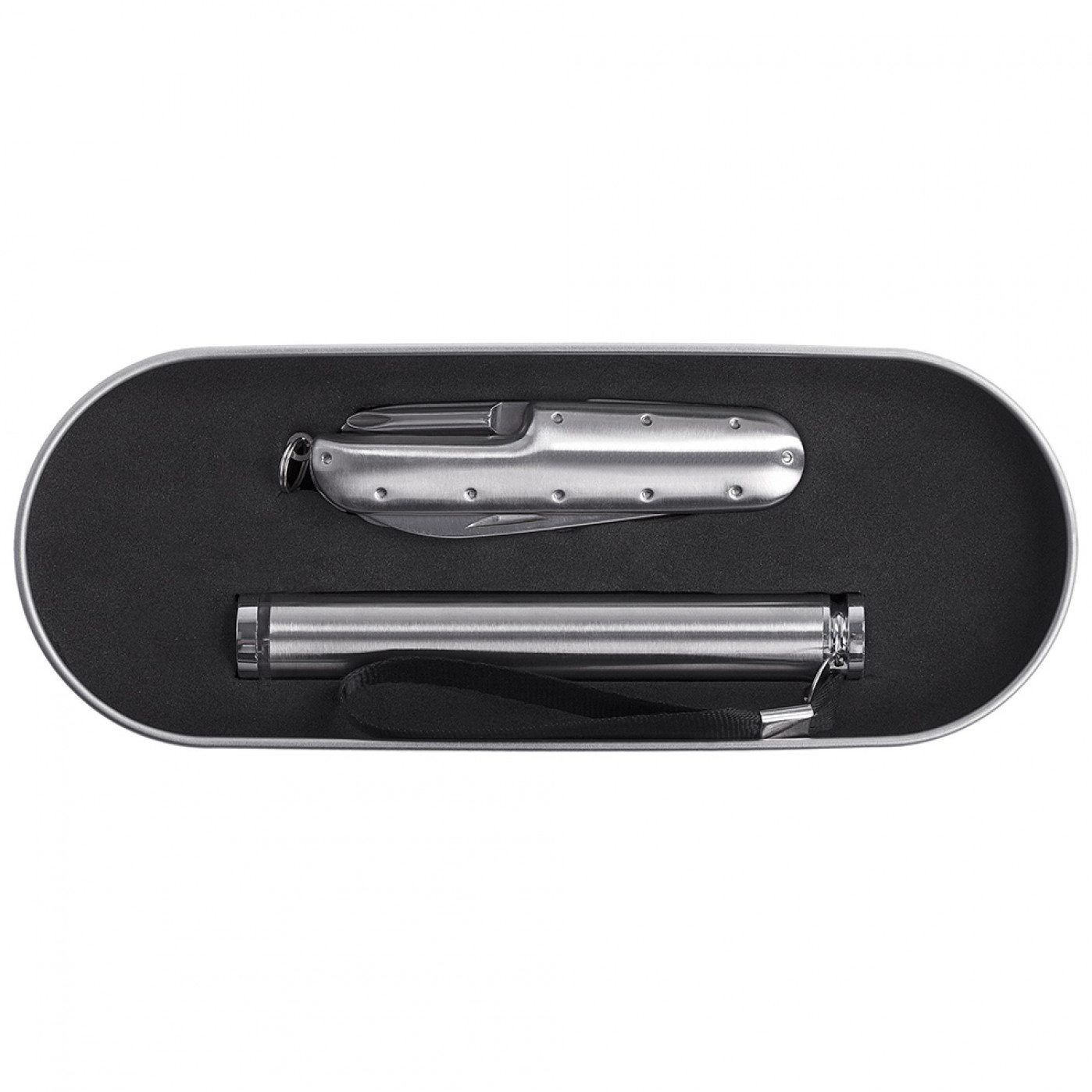 Туристический набор Superman мультитул и фонарик