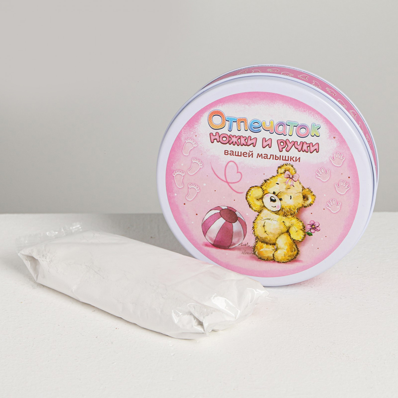 Набор для создания слепка ручек и ножек Наш Малыш для девочки