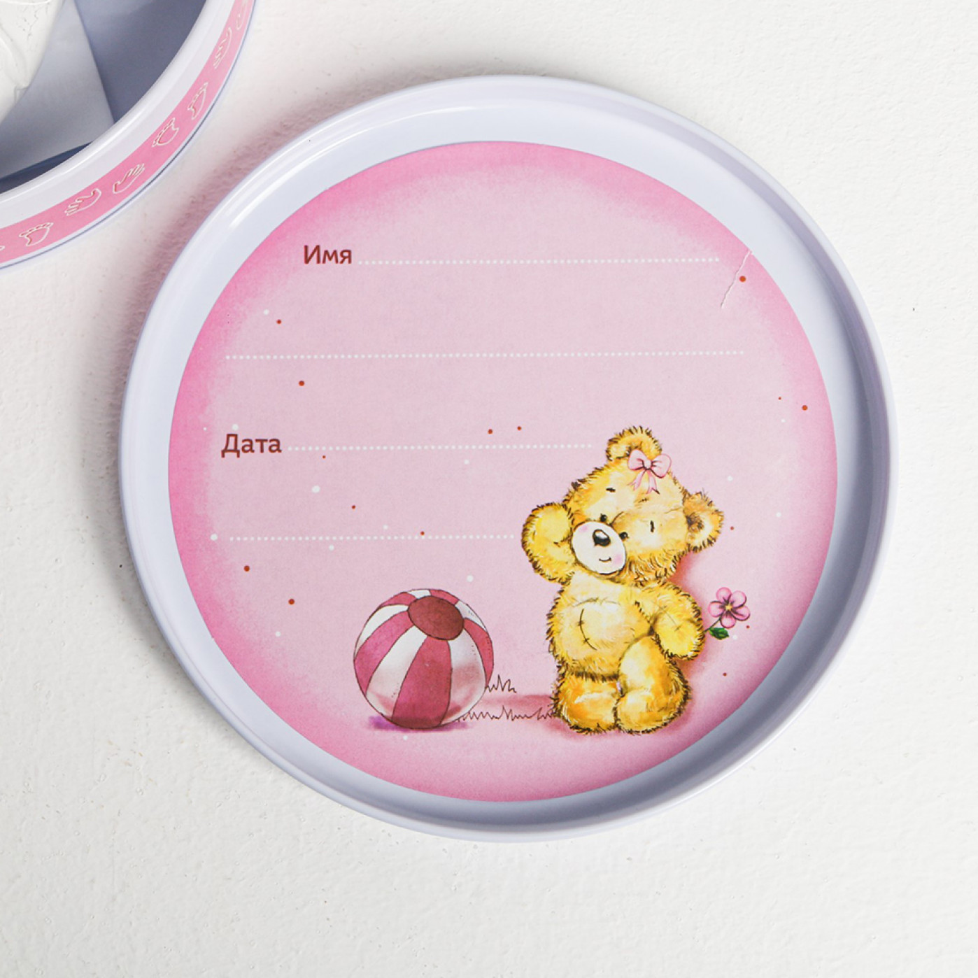 Набор для создания слепка ручек и ножек Наш Малыш для девочки