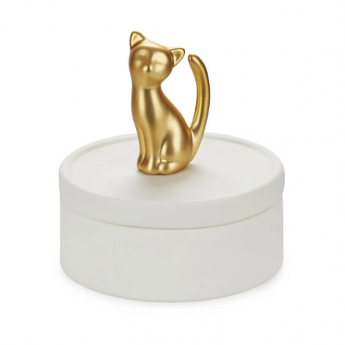 

Керамическая шкатулка для украшений Kitten