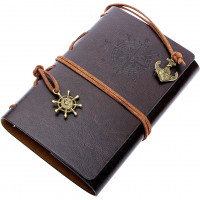 Блокнот Морской волк 10 х 15 см. темно-коричневый-2