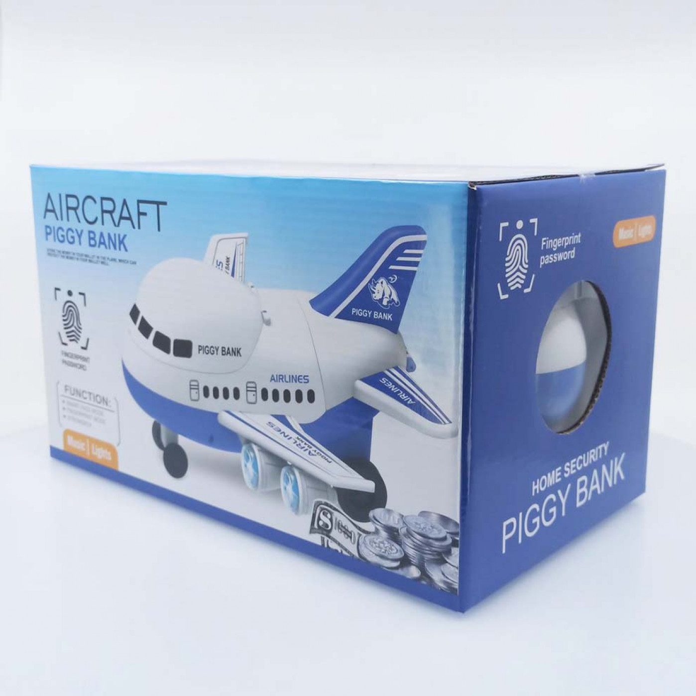 Электронная копилка-сейф с кодовым замком Самолет