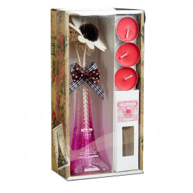 Подарочный арома-набор Эйфелева башня Роза