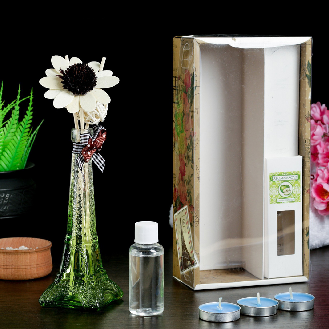 Подарочный арома-набор Эйфелева башня Яблоко