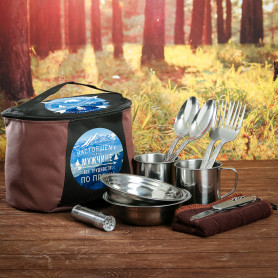 Набор туристический Настоящему мужчине 11 предметов