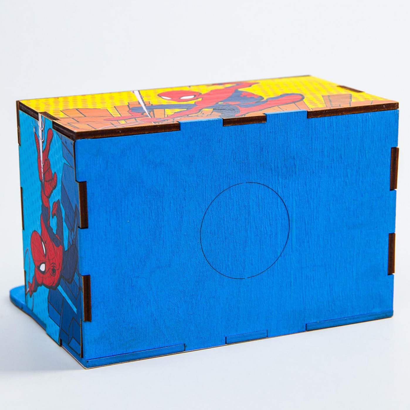 Деревянная копилка Человек-паук