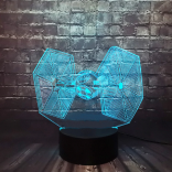 3D Светильник Космический истребитель 3D Светильник Космический истребитель