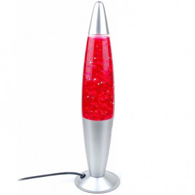 Глиттерная Лава Лампа Звездочки красный-2