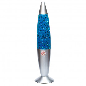 Глиттерная Лава Лампа Звездочки синий