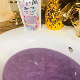 Пудра для ванн с морской солью My Queen фиолетовая-2
