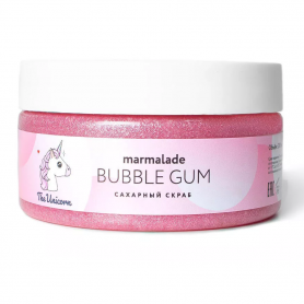Сахарный скраб для тела Marmalade Bubble Gum розовый