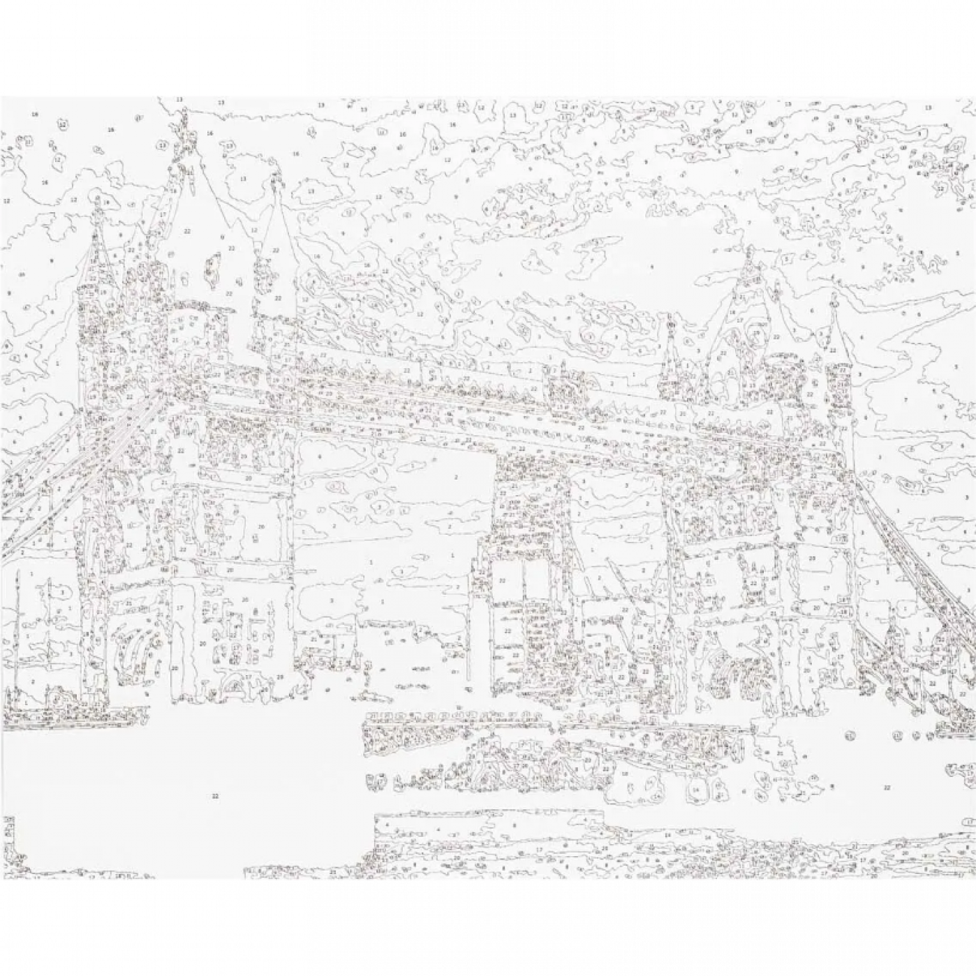 Картина по номерам London Bridge Картина по номерам London Bridge