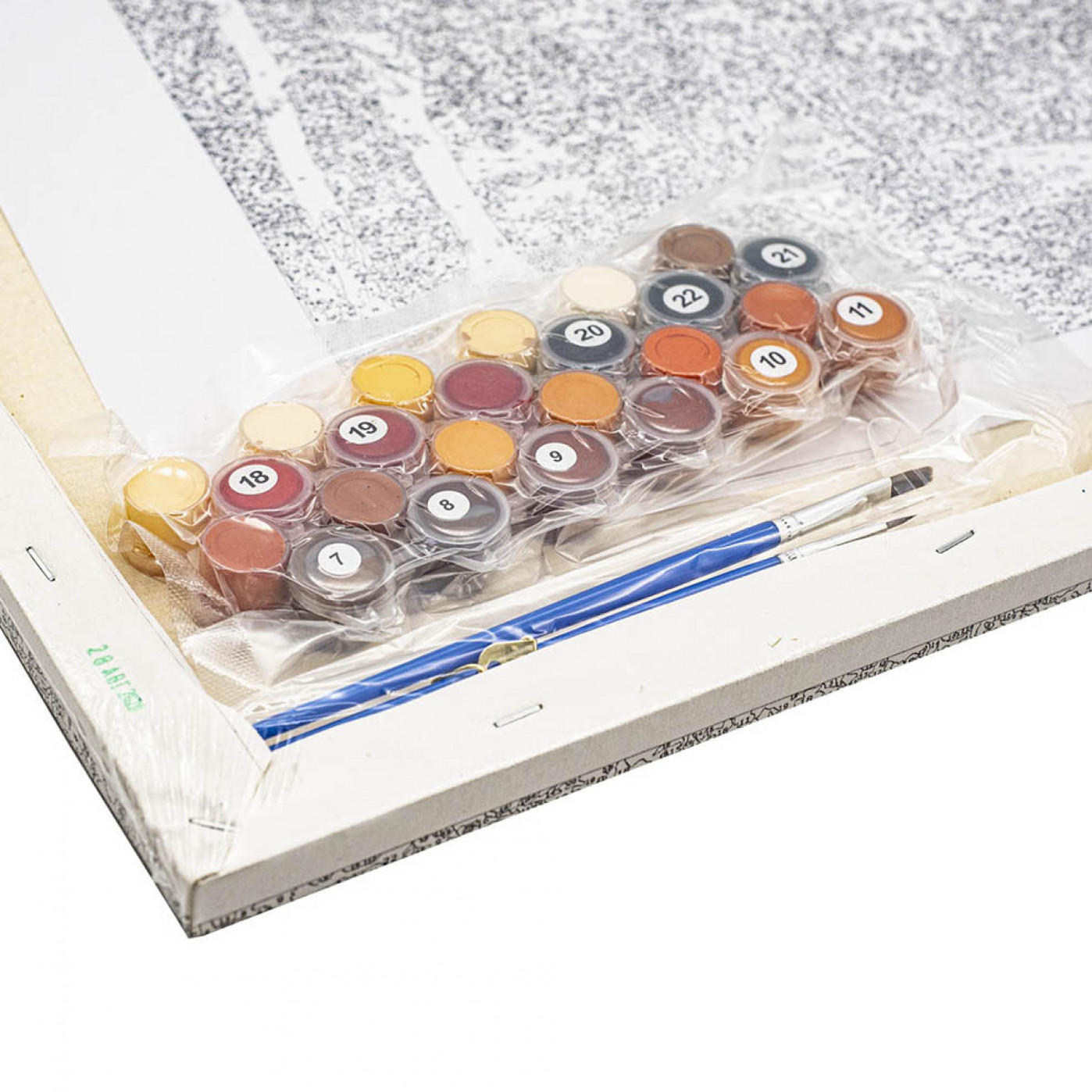 Картина по номерам Счастливый корги