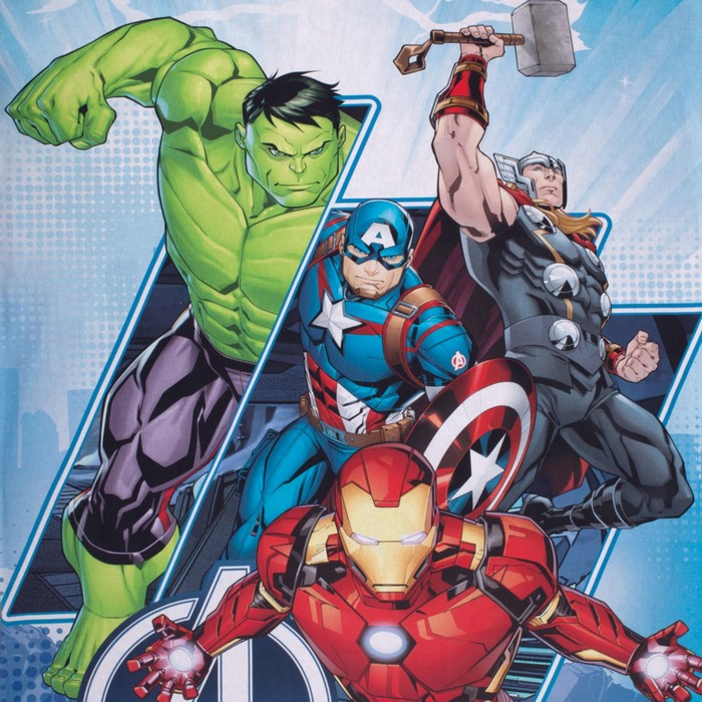 Постельное белье Мстители 1,5 сп.