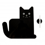 Магнитная доска с двумя маркерами Meow черная